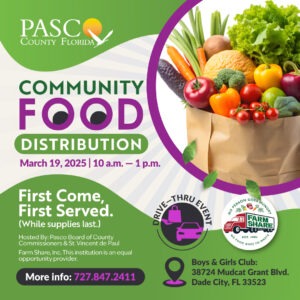 community food distribution pasco flyer march 19 2025